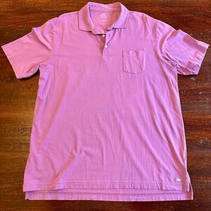 Peter Millar Lavender Polo Shirt L w/ Cliffs Golf Logo